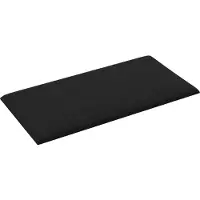 vidaXL - Wand - Hoofdbord - 12 - st - 60 - x - 30 - cm - Zwart - Stof