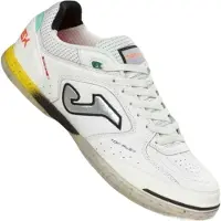 Joma Top Flex Zaalvoetbalschoenen (IN) Wit Geel Oranje Turquoise