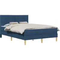 vidaXL Bedframe 140 x 200 cm Blauw