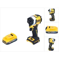 DeWalt DCF 850 N accu-slagmoersleutel 18 V 205 Nm 1/4" borstelloos + 1x oplaadbare accu 1,7 Ah - zonder oplader