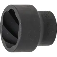 Bgs Spiraalprofiel-doopsleutelinzet / schroefuitdraaier aandrijving binnenvierkant 12,5 mm (1/2") SW 27 mm - 5268-27