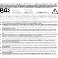 Bgs Vervangingsband 65 - 105 mm voor art. 8537 - 8537-1
