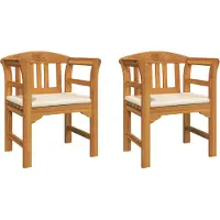 vidaXL Rozenbank Natuurlijk 68,5 x 46 x 82,5 cm Massief Acacia Hout