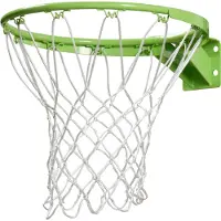 Exit basketbalring met net - groen