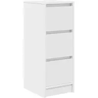 vidaXL Dressoir 29,5x34x76 cm spaanplaat wit
