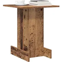 vidaXL Bijzettafel Oudhout 44,5 x 45 x 55 cm Bewerkt hout