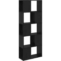 vidaXL Tv-meubelset 60 x 24 x 156 cm Zwart Bewerkt hout