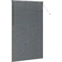 vidaXL Venetiaanse jaloezie Donkergrijs 220 x 135 cm 25 mm Aluminium