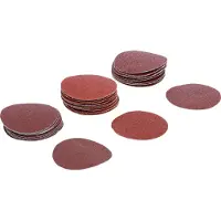 Bgs - 30 x - Rond schuurpapier - voor exentrische ronde schuurmachine - Ø 50 mm | K 60 - 80 - 120 | 30 stuks - BGS70194
