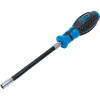 Bgs 7828 Flexibele schroevendraaier met zeskantkop, lengte 280 mm, 8 mm