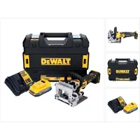 DeWalt DCW 682 E1T accu platte deuvelfrees 18 V 102 x 20 mm borstelloos + 1x Powerstack accu 1,7 Ah + lader + TSTAK