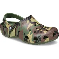 Crocs Clogs 'Classic' donkerbruin / kaki / olijfgroen / zwart