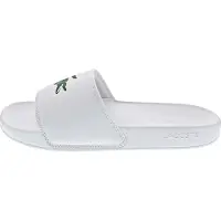 Lacoste Badslippers met logoprint model 'SERVE SLIDE'
