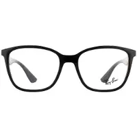 Ray-Ban Square glanzende zwarte unisex dames bril frames