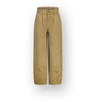 Vingino Quinns by Kendall loose fit jeans zand Beige Jongens Denim All over print - maat 116