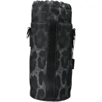 Dolce&Gabbana Zwarte Luipaard Ronde Slanke Tote Fles Kooi Tas