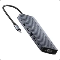 Anker USB-C hub (14-in-1, drievoudige display) B2C - UN grijs - iteratie 1