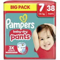 Pampers Baby-Dry Pants Maat 7 - 126 Luierbroekjes -15kg+ - Maandbox