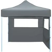 vidaXL Partytent Antraciet 291 x 291 x 315 cm Oxford Stof