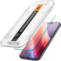 Spigen GLAStR EZ Fit Screenprotector 2 Pack + Applicator voor de Apple iPhone 17 / 17 Pro / 16 Pro