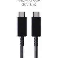 Samsung USB-C kabel (5A), lengte: 1,8m, Wit