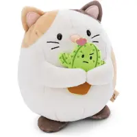 Mymochi Peluche Chat Angy avec cactus 16 cm