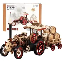 Robotime houten 3D puzzel - Steam Engine