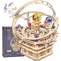Robotime bouwpakket 3D Starry Night 13,5 x 15,5 cm hout bruin