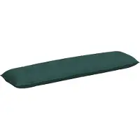 vidaXL Rugkussen Donkergroen 200 x 19 x 50 cm Stof