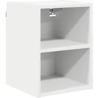 vidaXL Hangkast Wit 30 x 29,5 x 40 cm Bewerkt hout