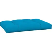 vidaXL Palletkussen 120x80x12 cm stof blauw