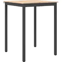 vidaXL Bartafel 80 x 80 x 105 cm Massief grenenhout Naturel Vierkant