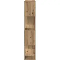 vidaXL Tv-meubelset 80 x 24 x 125 cm Bruin Bewerkt hout