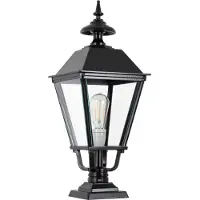 Ks Verlichting Oudhollandse Sokkellamp Carlisle Zwart