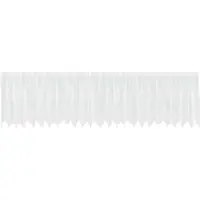 vidaXL Lacegordijn Wit 100 x 600 cm Polyester