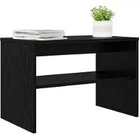 vidaXL TV Kast 60 x 35 x 40 cm Zwart Eiken Bewerkt hout