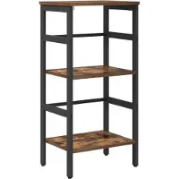 vidaXL Boekenplank 2-laags 40 x 29.5 x 115 cm Bewerkt hout Rook Eiken