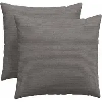 vidaXL Zitkussens 2 pcs Lichtgrijs 50 x 50 cm Corduroy stof