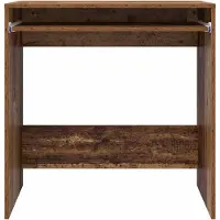 vidaXL Bureau Oud Hout Bewerkt hout 77.5 x 43 x 79 cm