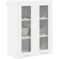 vidaXL Hangkast Wit 60 x 31 x 80 cm Bewerkt hout