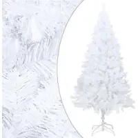 vidaXL Kunstkerstboom met dikke takken 150 cm PVC wit