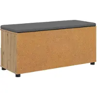 vidaXL Hallenbank Artisan Eik 100 x 38 x 46 cm