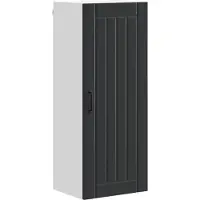 vidaXL Wandkast LUCCA Zwart 40 x 31 x 100 cm Bewerkt hout