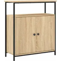 vidaXL Dressoir Sonoma Eiken 70x30x80 cm Bewerkt Hout