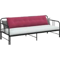 vidaXL Rugkussen Wijnrood 200 x 50 cm Corduroy stof
