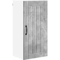 vidaXL Wandkast LUCCA Betongrijs 40 x 31 x 80 cm Bewerkt hout