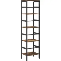 vidaXL Boekenplank 4-laags 40 x 29.5 x 115 cm Bewerkt hout Oud Hout