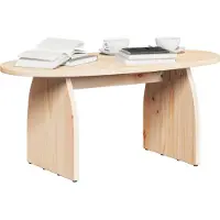 vidaXL Salontafel Bruin 80 x 40 x 35 cm Massief grenenhout