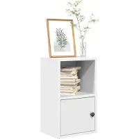 vidaXL Boekenkast 31x24x52 cm bewerkt hout wit