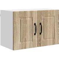 vidaXL Wandkast PORTO Sonoma Eik 60 x 31 x 40 cm Bewerkt hout
